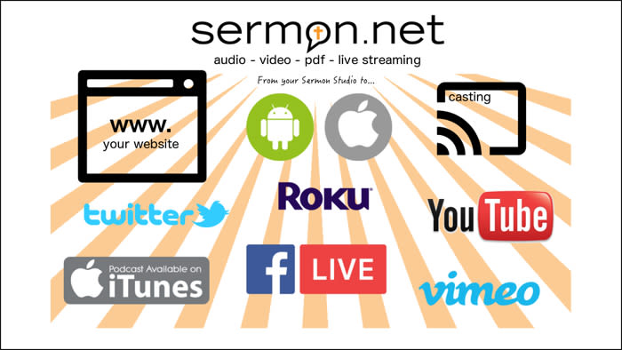 Sermon.net offers live streaming