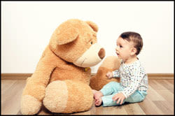Baby Loves The Teddy Bear
